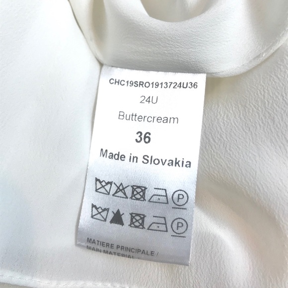 NWT Chloé Scalloped Crêpe Minidress FR36 - Picture 10 of 10